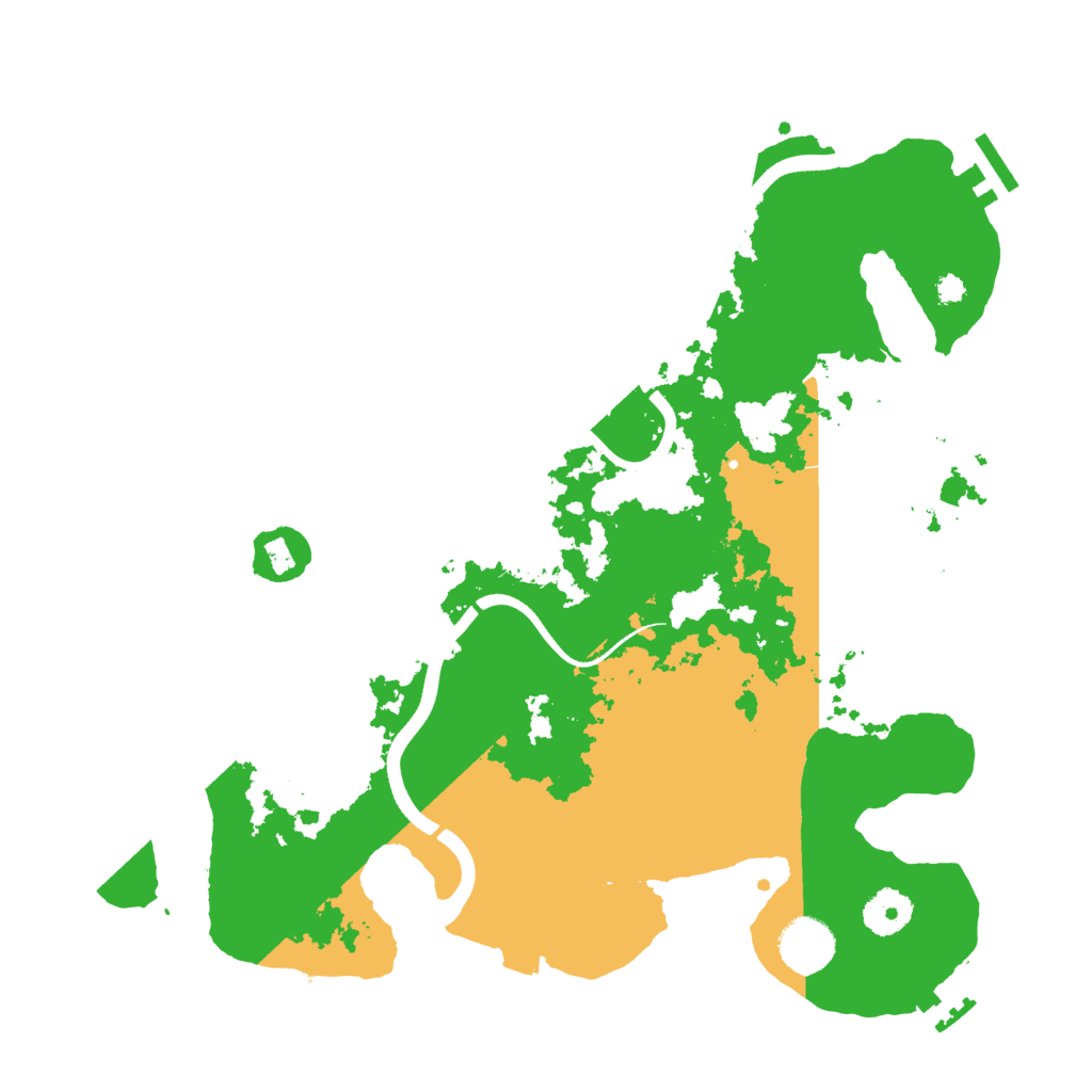 Biome Rust Map: Procedural Map, Size: 3500, Seed: 563026969