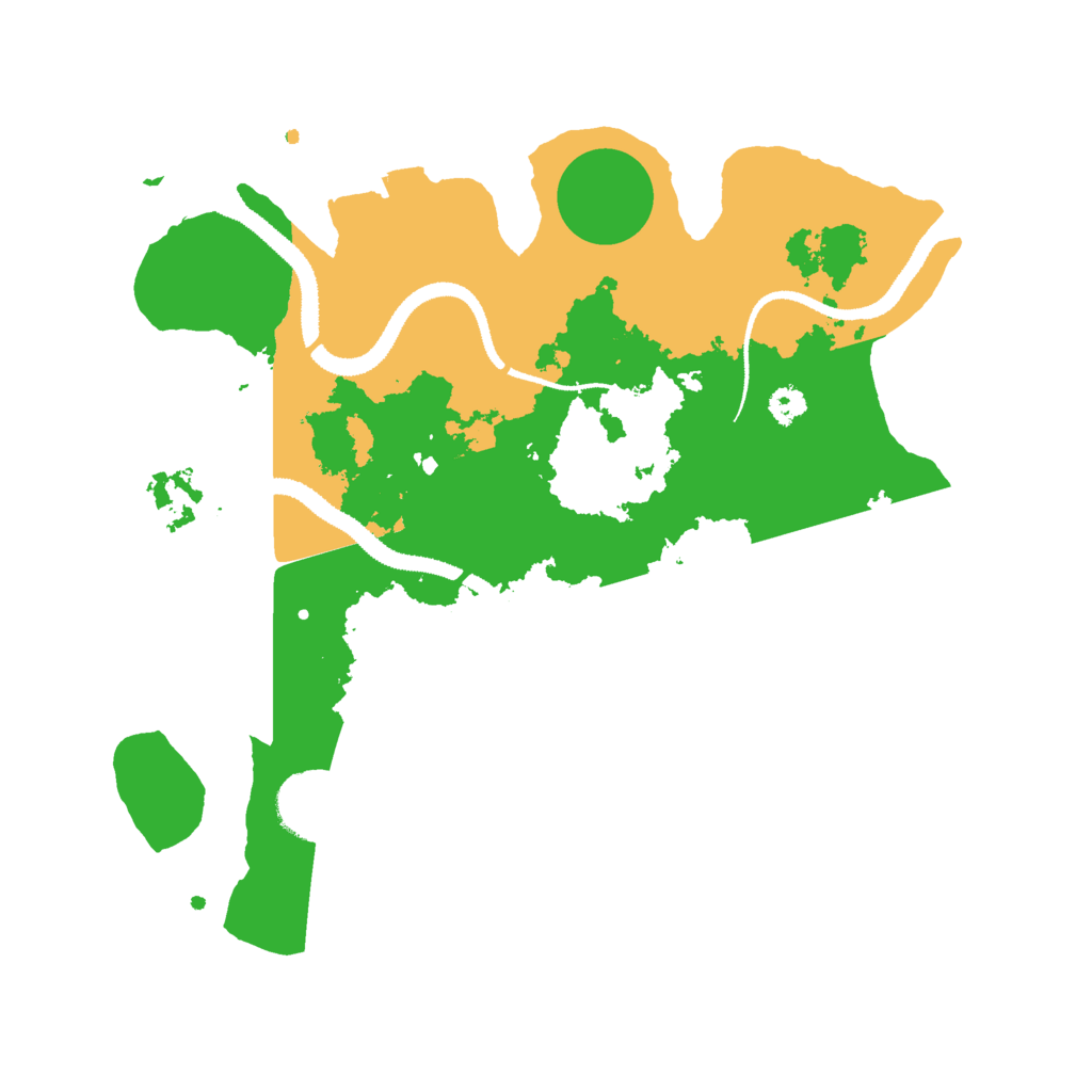 Biome Rust Map: Procedural Map, Size: 3000, Seed: 261858099