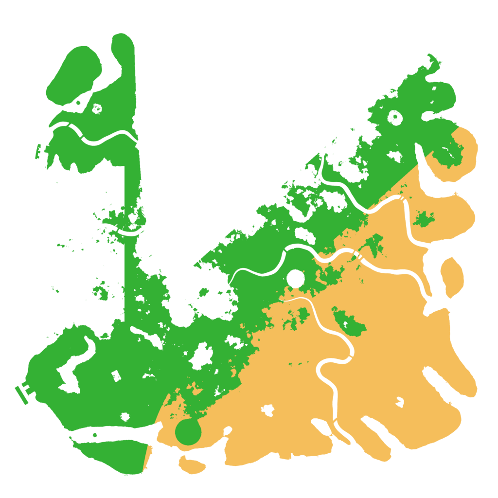 Biome Rust Map: Procedural Map, Size: 5000, Seed: 342389776