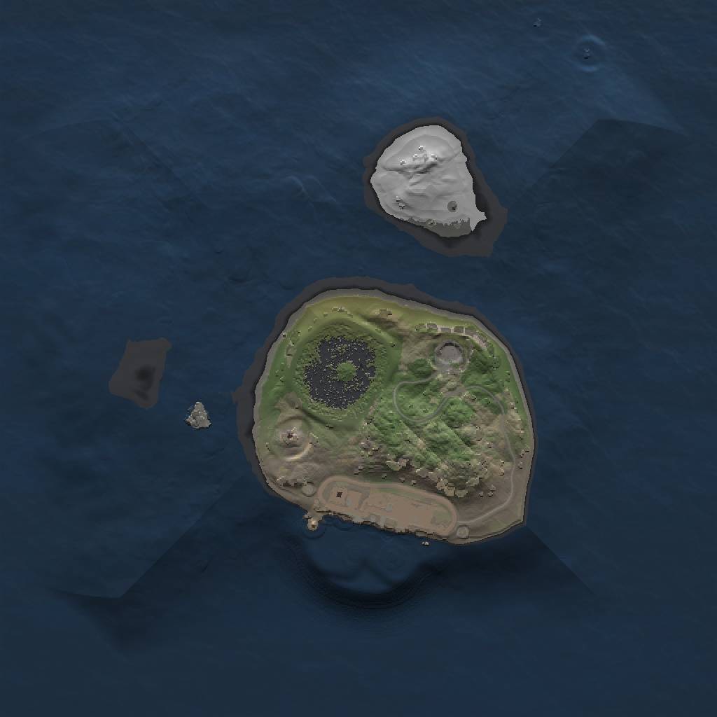 Rust Map: Procedural Map, Size: 1500, Seed: 173819339, 3 Monuments