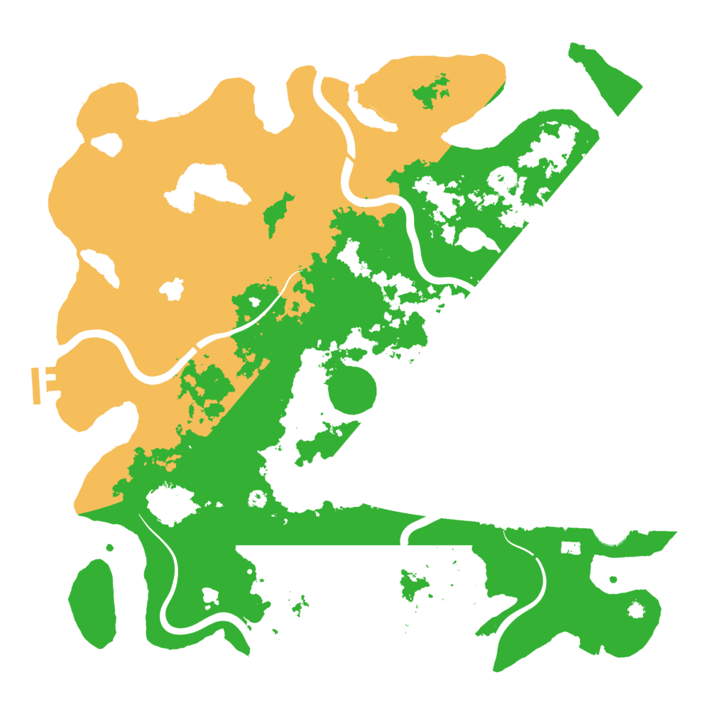 Biome Rust Map: Procedural Map, Size: 4000, Seed: 176958