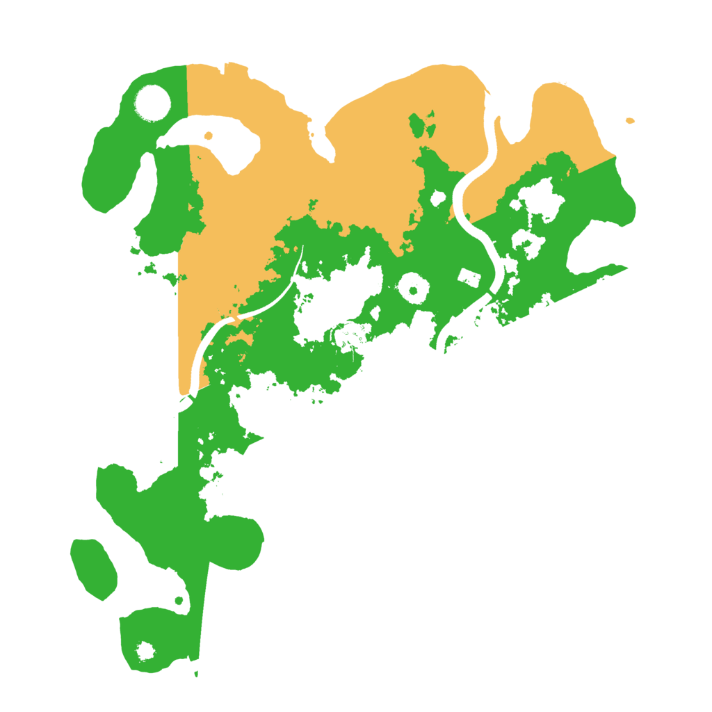 Biome Rust Map: Procedural Map, Size: 3500, Seed: 2130691487