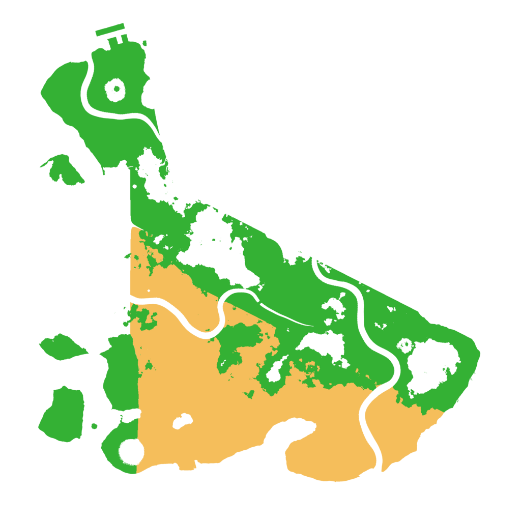 Biome Rust Map: Procedural Map, Size: 3600, Seed: 547983561