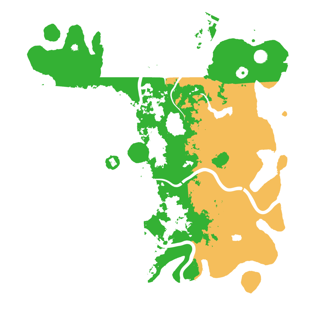 Biome Rust Map: Procedural Map, Size: 4000, Seed: 7634496
