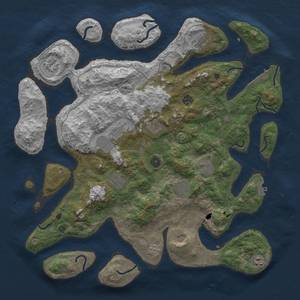 Thumbnail Rust Map: Procedural Map, Size: 4500, Seed: 2789, 16 Monuments