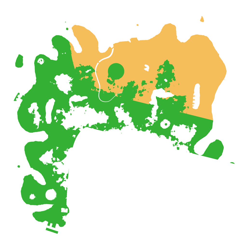 Biome Rust Map: Procedural Map, Size: 4000, Seed: 12335