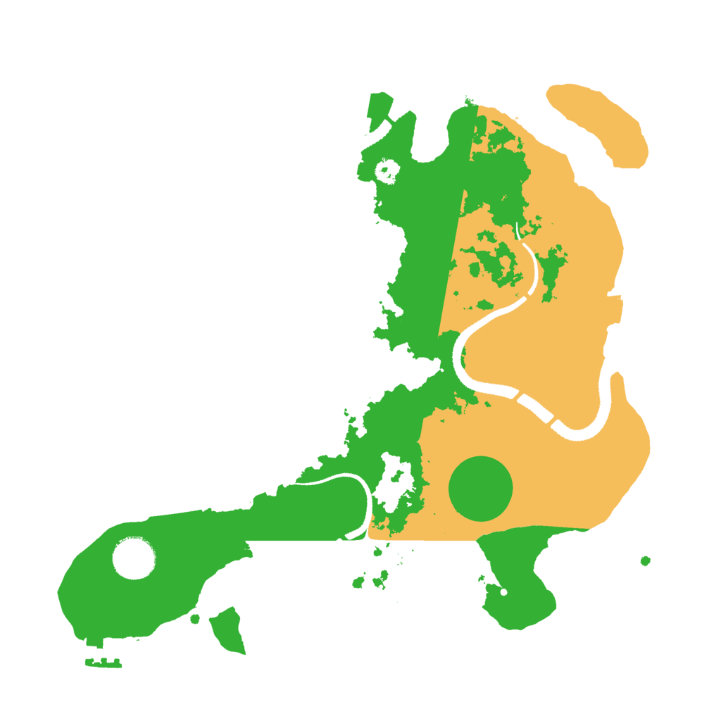 Biome Rust Map: Procedural Map, Size: 3000, Seed: 9297853