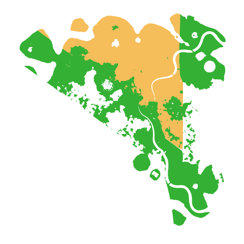 Biome Rust Map: Procedural Map, Size: 4000, Seed: 135