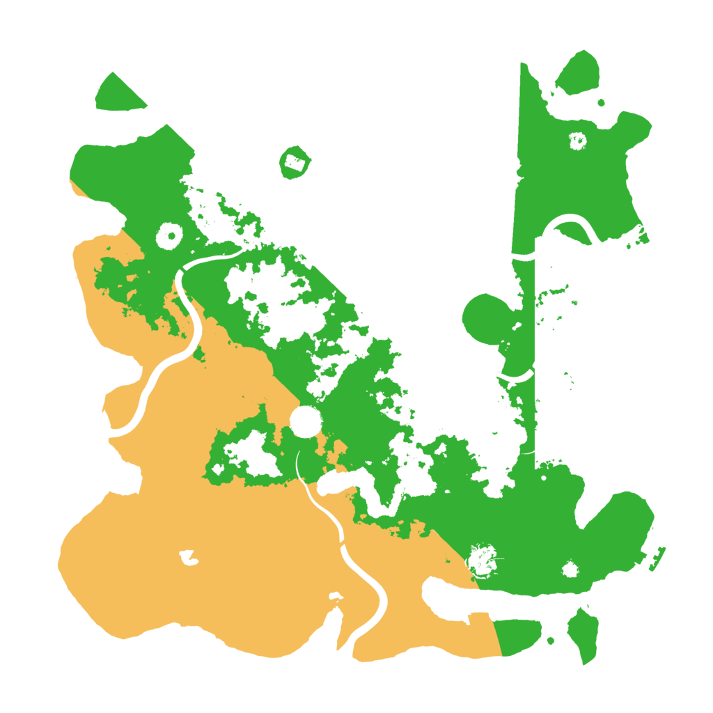 Biome Rust Map: Procedural Map, Size: 4000, Seed: 996607569