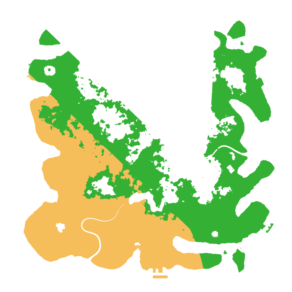 Biome Rust Map: Procedural Map, Size: 4000, Seed: 996607569