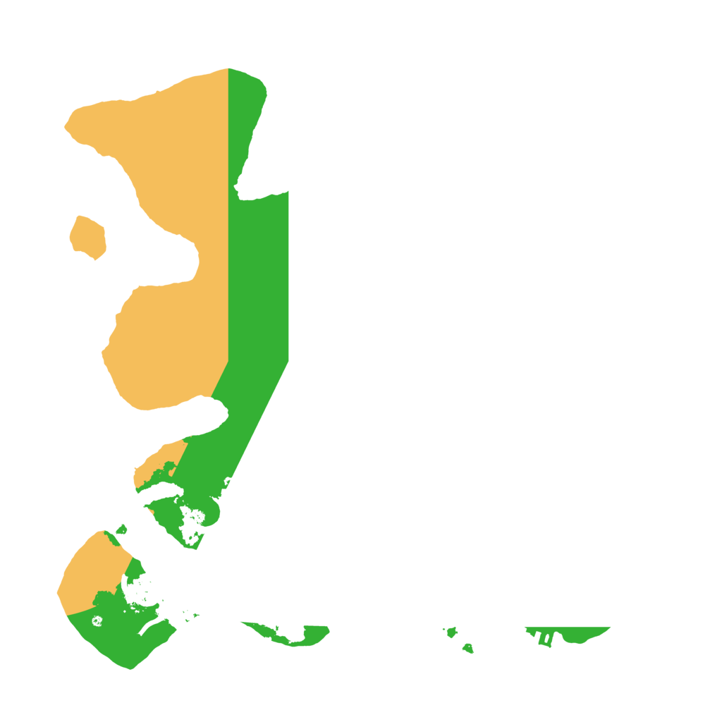 Biome Rust Map: Procedural Map, Size: 3400, Seed: 838508