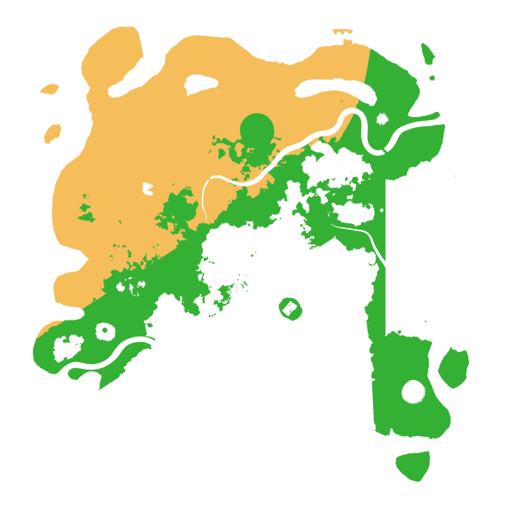 Biome Rust Map: Procedural Map, Size: 4000, Seed: 96287772