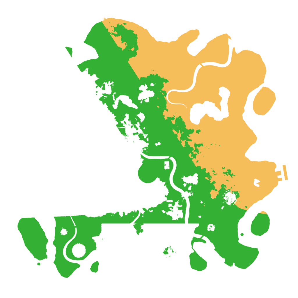 Biome Rust Map: Procedural Map, Size: 4000, Seed: 638843