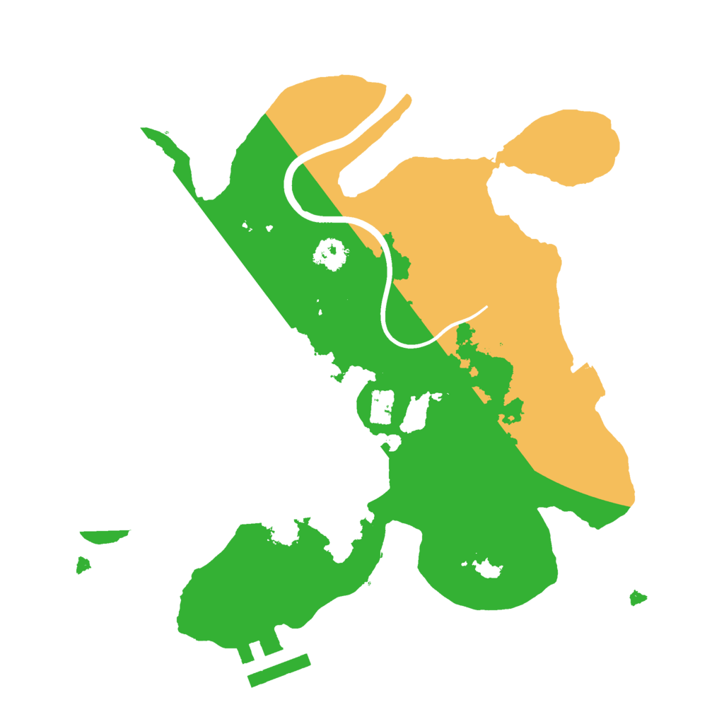 Biome Rust Map: Procedural Map, Size: 2288, Seed: 447