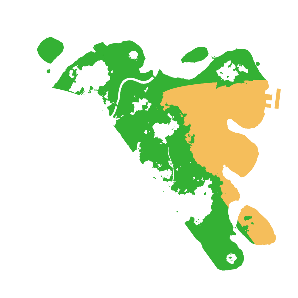 Biome Rust Map: Procedural Map, Size: 3000, Seed: 500937