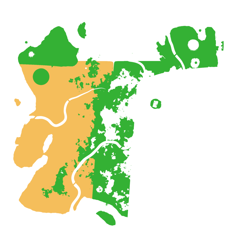 Biome Rust Map: Procedural Map, Size: 3900, Seed: 1006220797