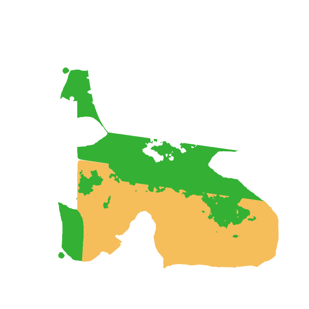 Biome Rust Map: Procedural Map, Size: 2000, Seed: 1485