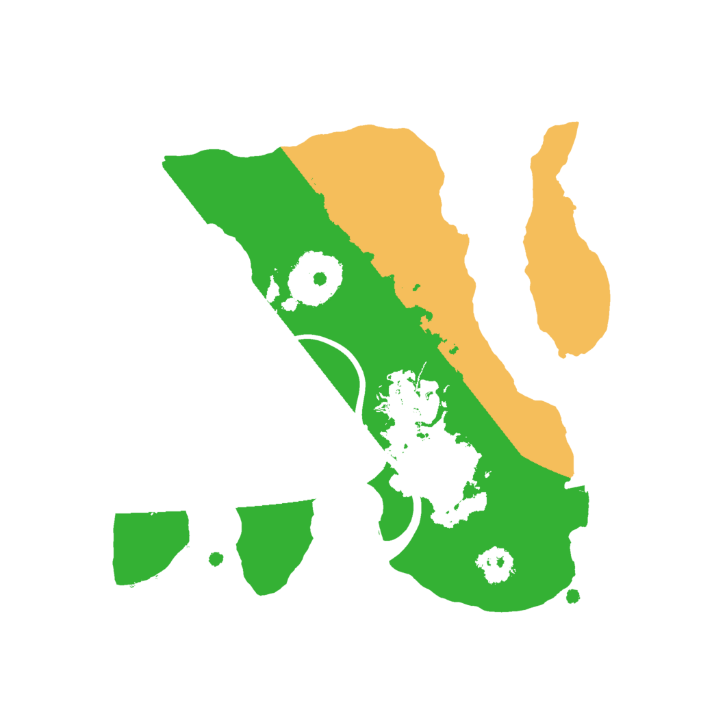 Biome Rust Map: Procedural Map, Size: 2000, Seed: 232794107