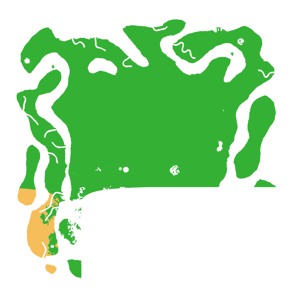 Biome Rust Map: Procedural Map, Size: 4600, Seed: 1325465