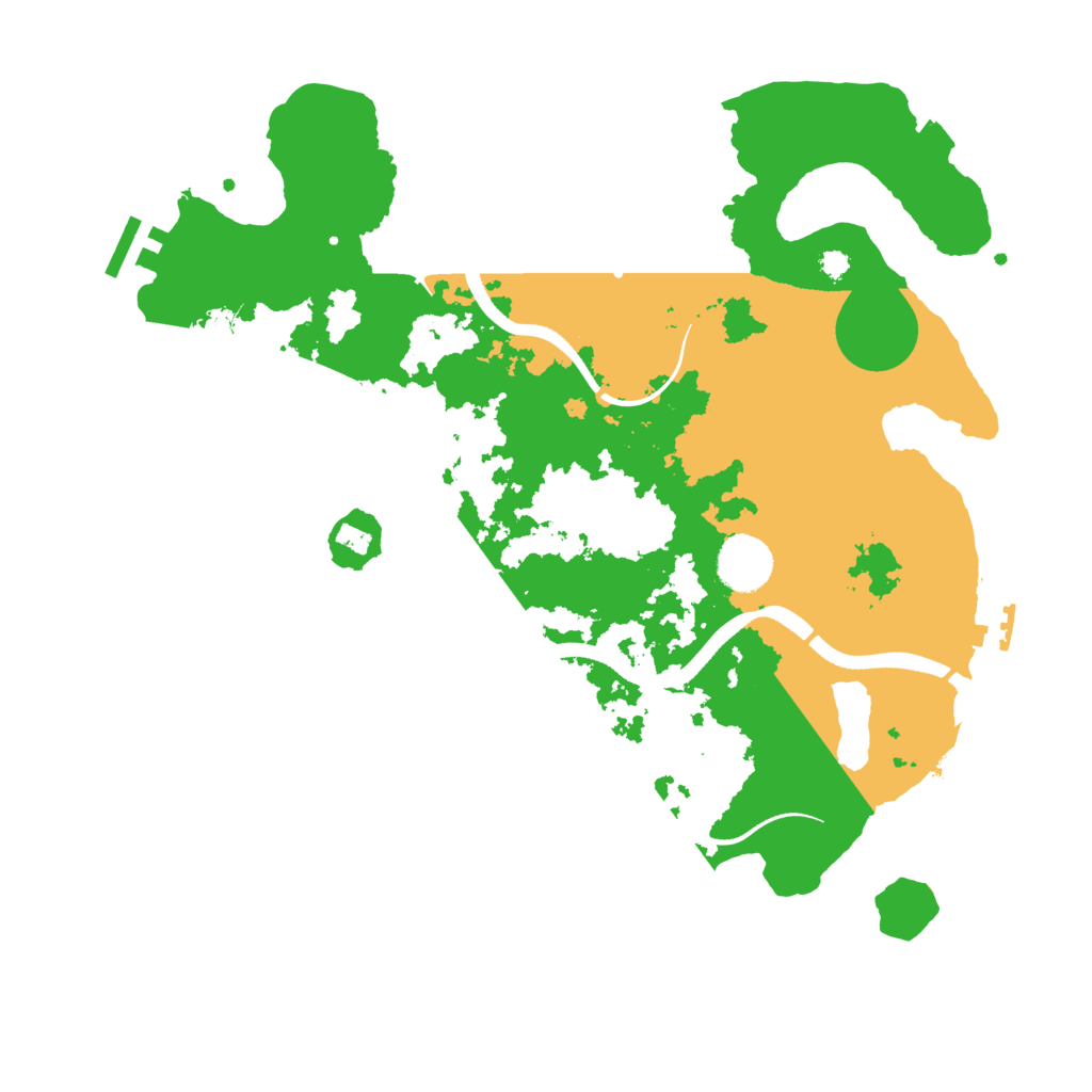Biome Rust Map: Procedural Map, Size: 3500, Seed: 1960222544