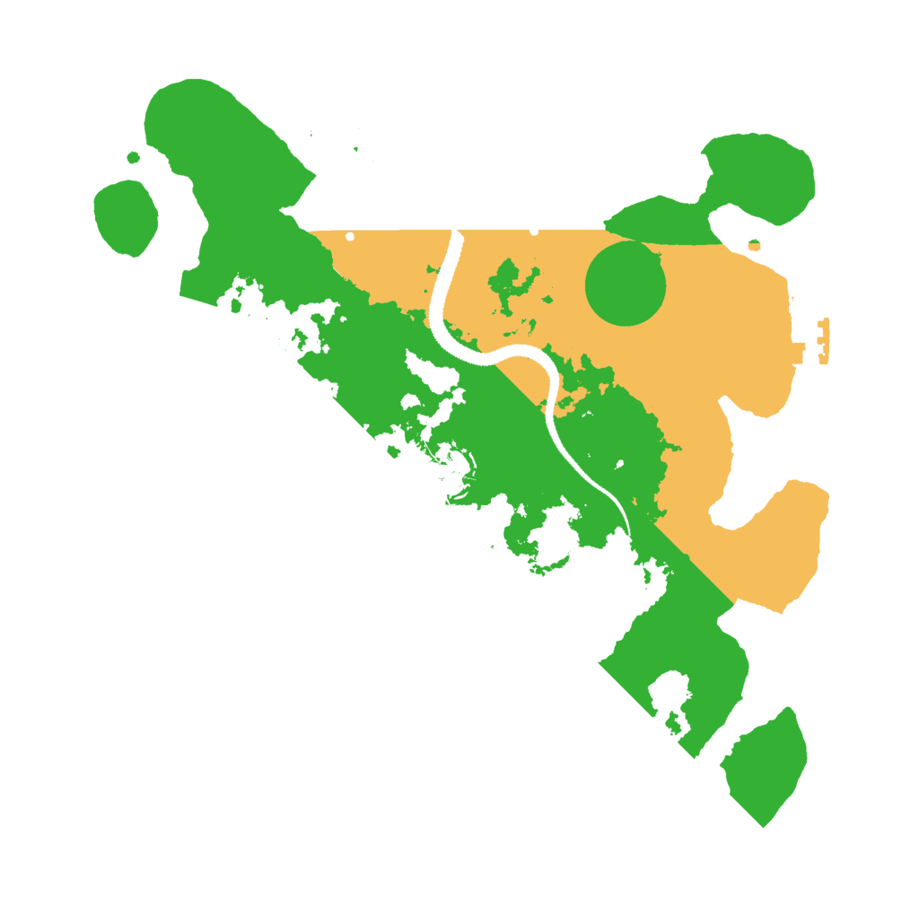 Biome Rust Map: Procedural Map, Size: 3000, Seed: 428794053