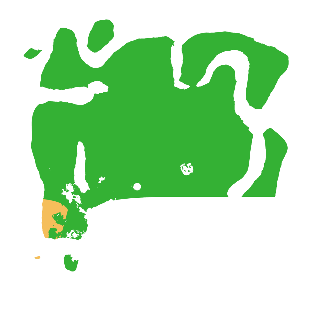 Biome Rust Map: Barren, Size: 3700, Seed: 354324843