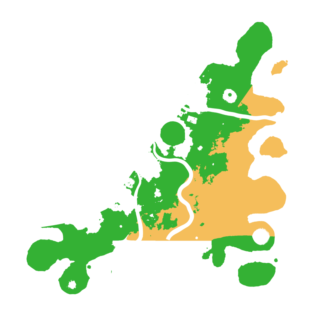 Biome Rust Map: Procedural Map, Size: 3500, Seed: 498981220