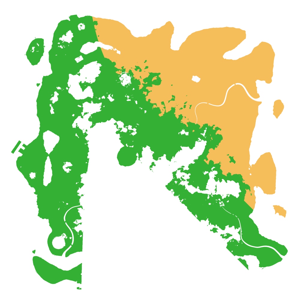 Biome Rust Map: Procedural Map, Size: 4300, Seed: 2012138634
