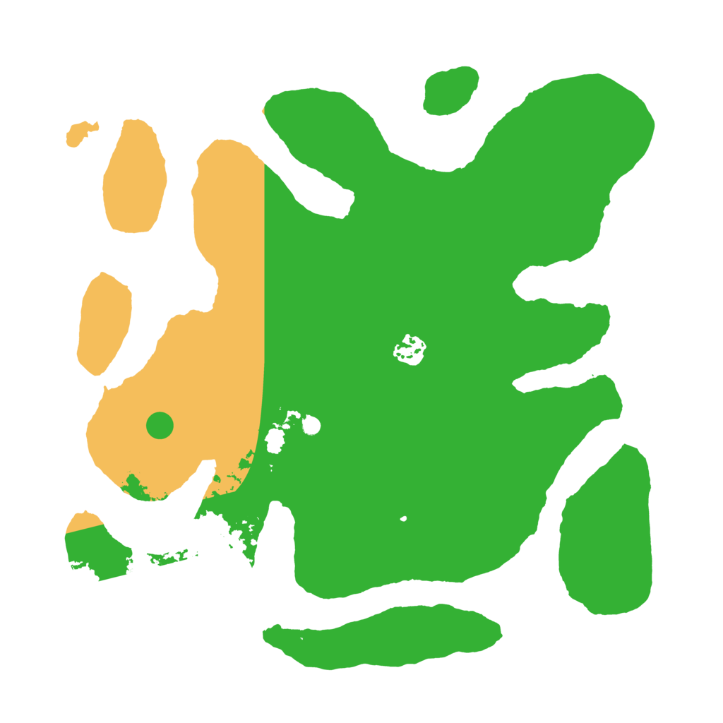 Biome Rust Map: Barren, Size: 3500, Seed: 63019019