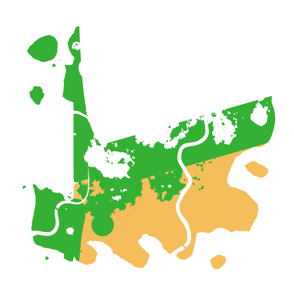 Biome Rust Map: Procedural Map, Size: 3500, Seed: 63245236
