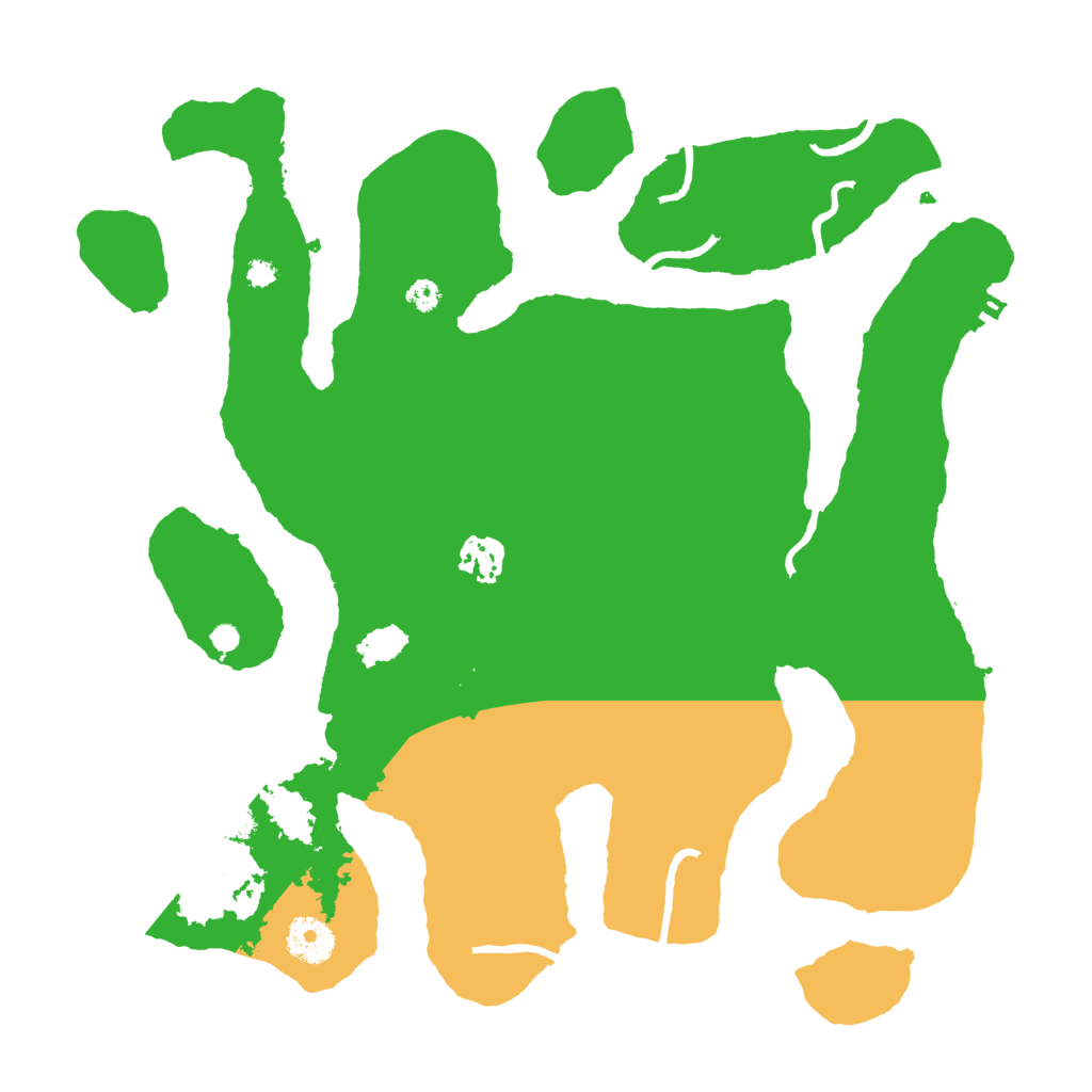 Biome Rust Map: Procedural Map, Size: 3500, Seed: 732896261