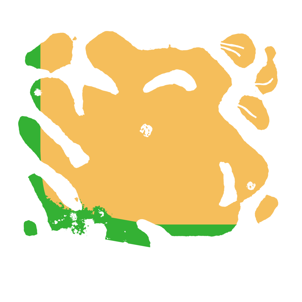 Biome Rust Map: Procedural Map, Size: 3700, Seed: 115507199