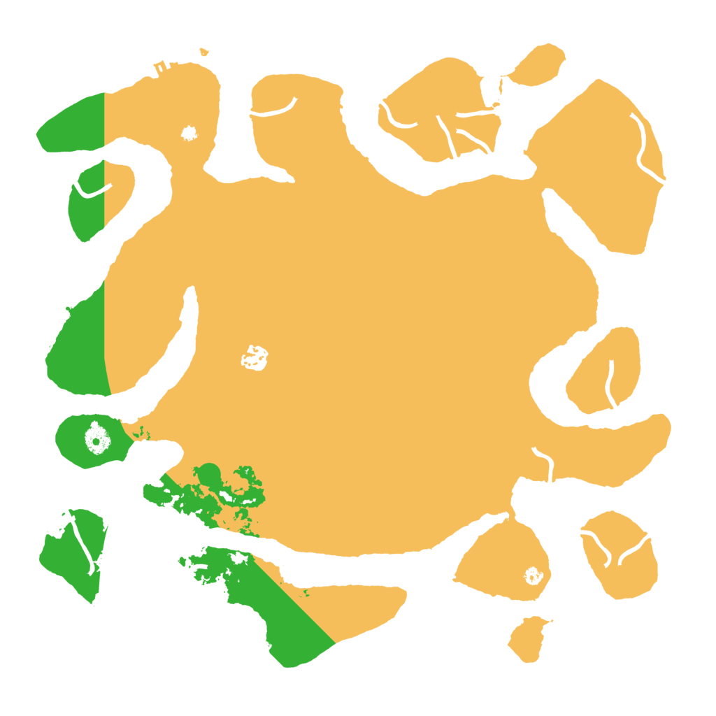 Biome Rust Map: Procedural Map, Size: 4100, Seed: 193847