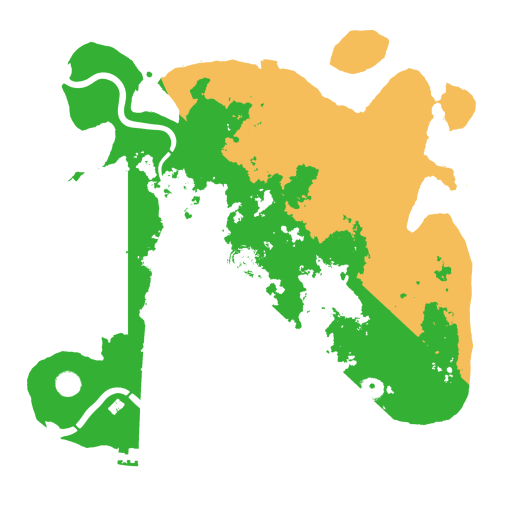 Biome Rust Map: Procedural Map, Size: 3600, Seed: 1413012048
