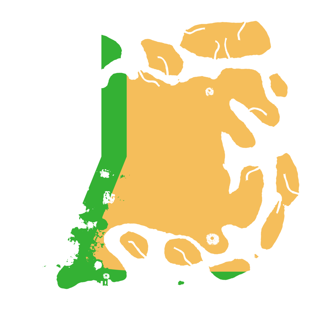 Biome Rust Map: Procedural Map, Size: 3800, Seed: 70814783