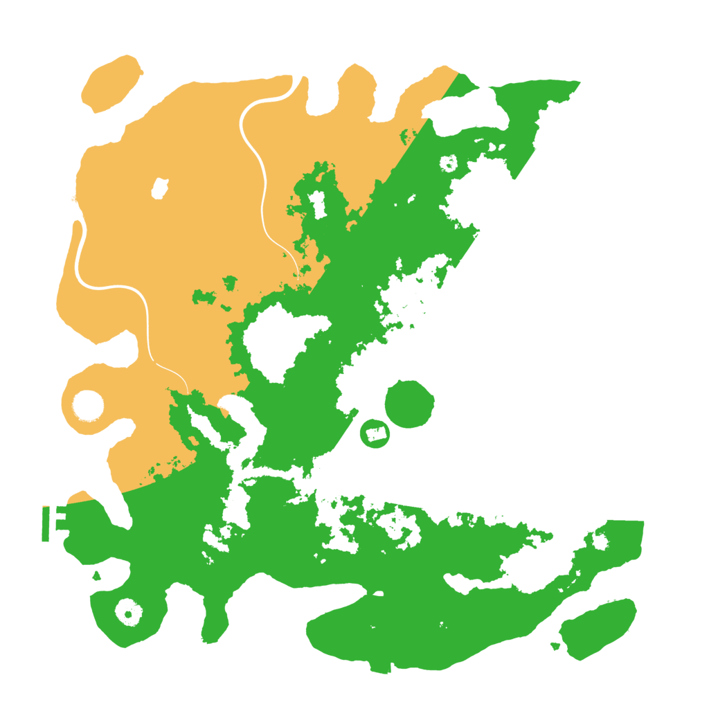 Biome Rust Map: Procedural Map, Size: 4000, Seed: 285604