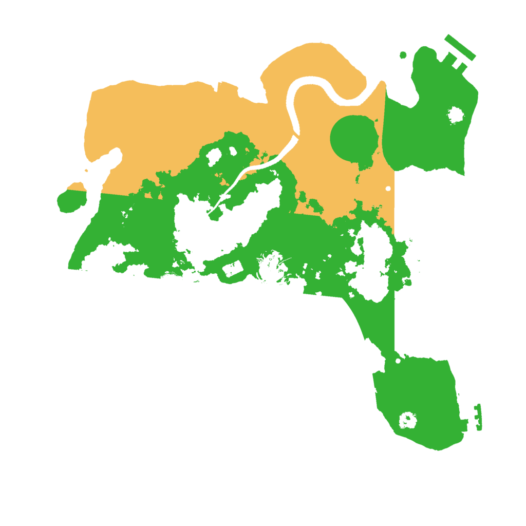 Biome Rust Map: Procedural Map, Size: 3000, Seed: 372
