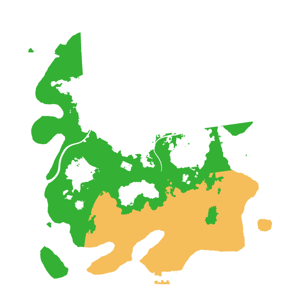 Biome Rust Map: Procedural Map, Size: 3000, Seed: 1499366065