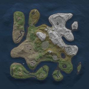 Thumbnail Rust Map: Procedural Map, Size: 3000, Seed: 89, 7 Monuments