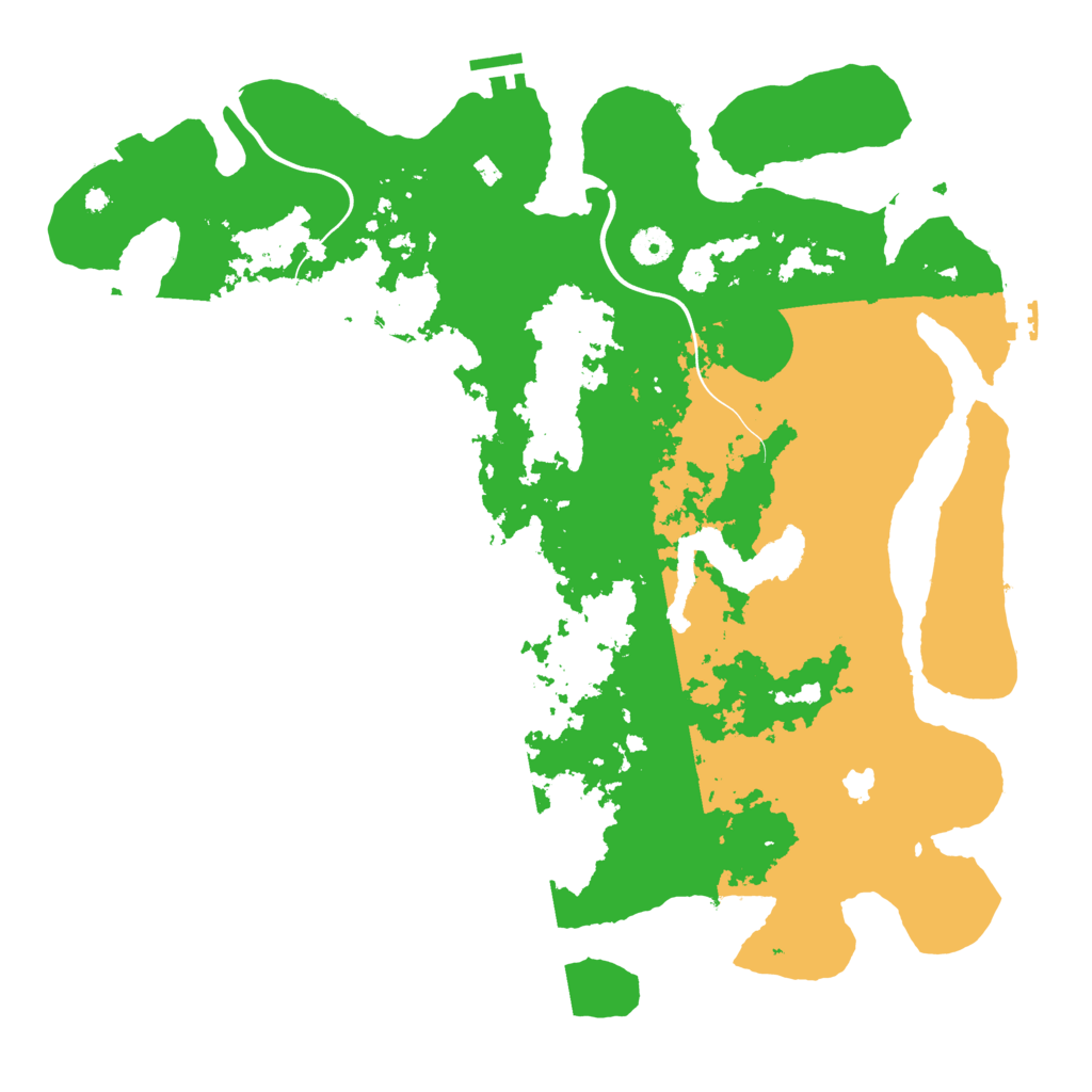Biome Rust Map: Procedural Map, Size: 4200, Seed: 821546