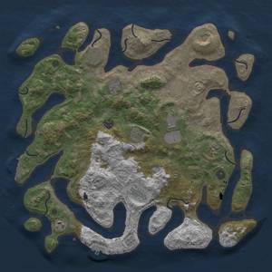 Thumbnail Rust Map: Procedural Map, Size: 4250, Seed: 1793142721, 16 Monuments