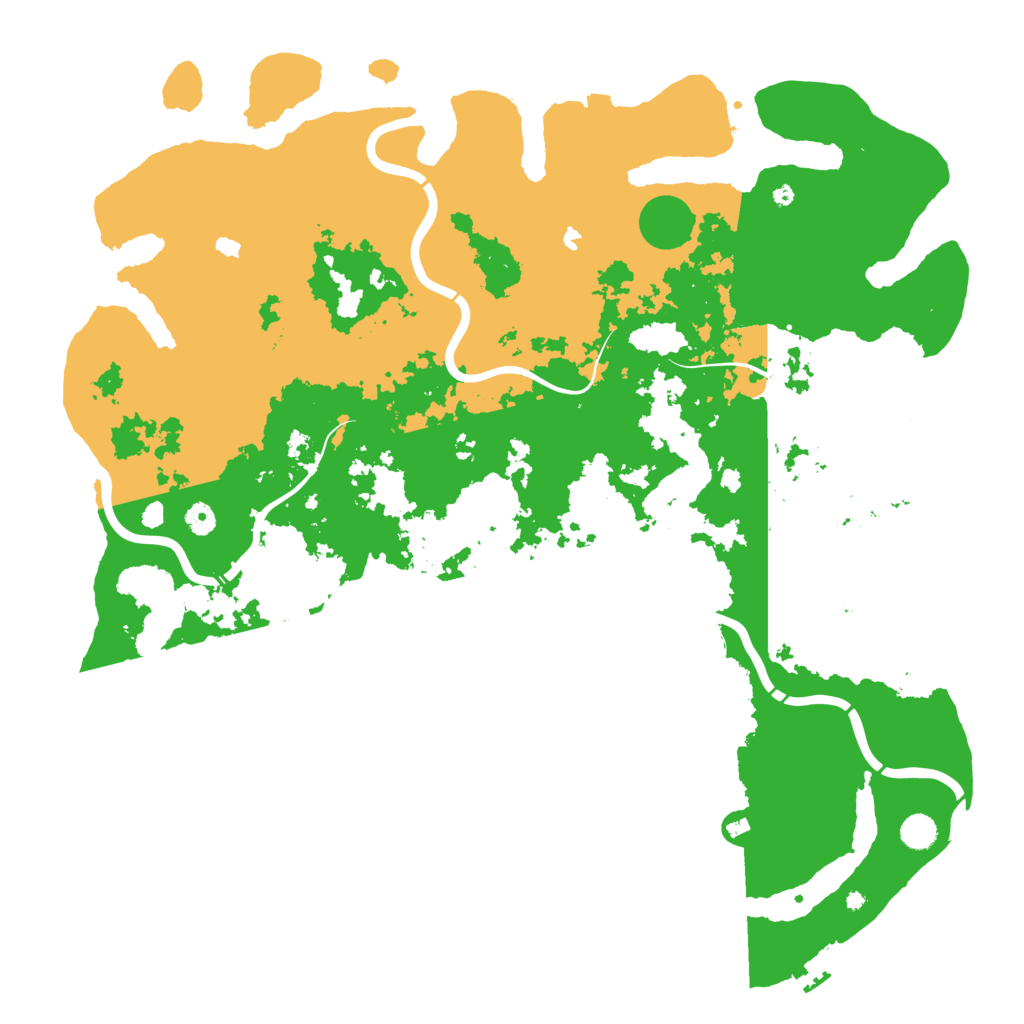 Biome Rust Map: Procedural Map, Size: 5000, Seed: 7014487