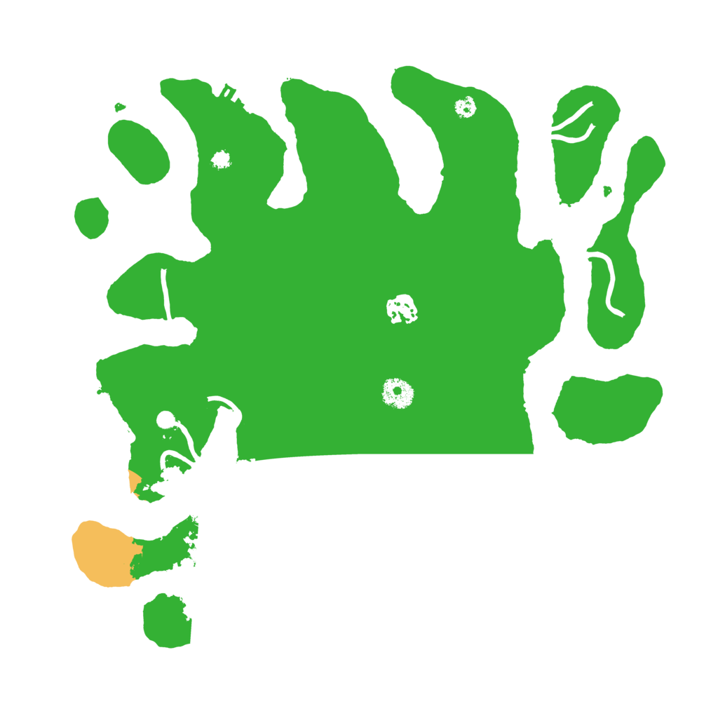 Biome Rust Map: Procedural Map, Size: 3500, Seed: 9664527