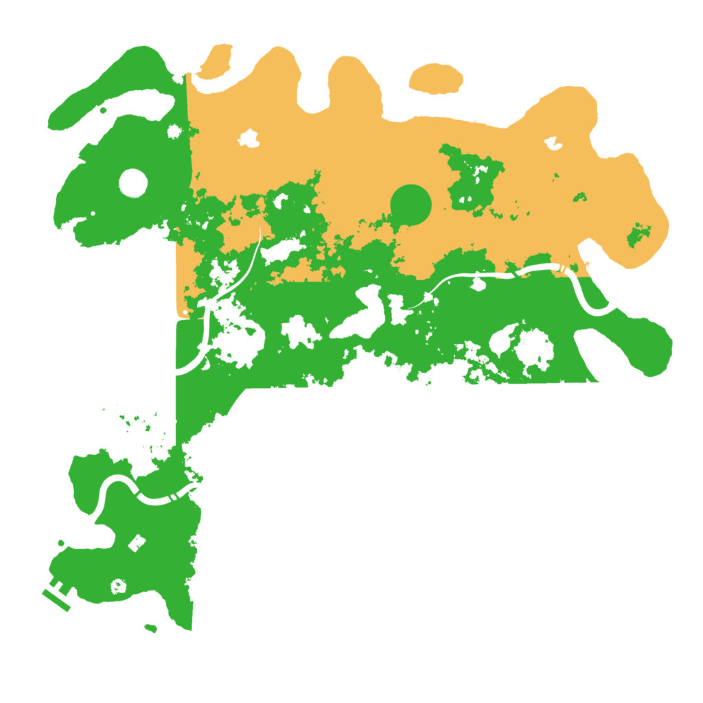 Biome Rust Map: Procedural Map, Size: 4500, Seed: 22334