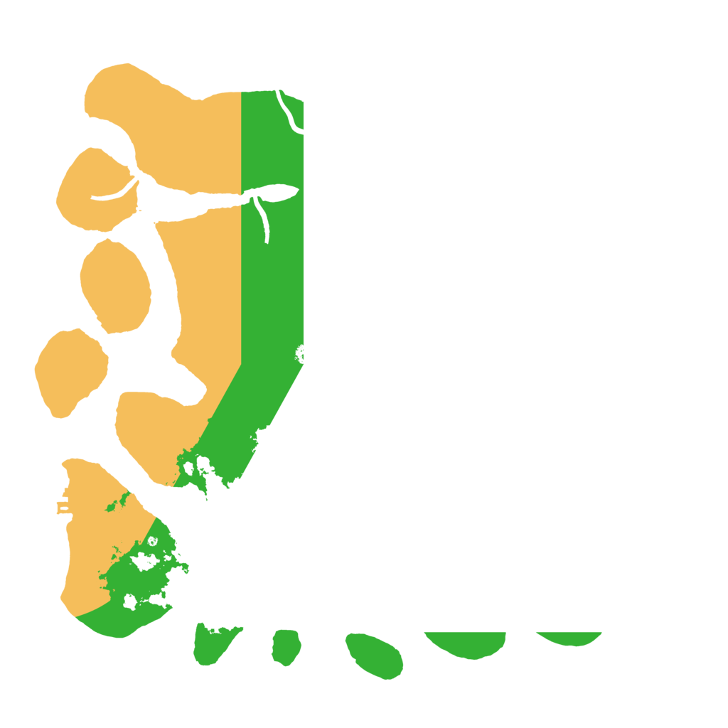 Biome Rust Map: Procedural Map, Size: 3700, Seed: 2084147217