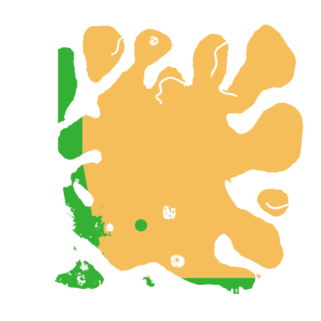 Biome Rust Map: Procedural Map, Size: 3500, Seed: 86183952