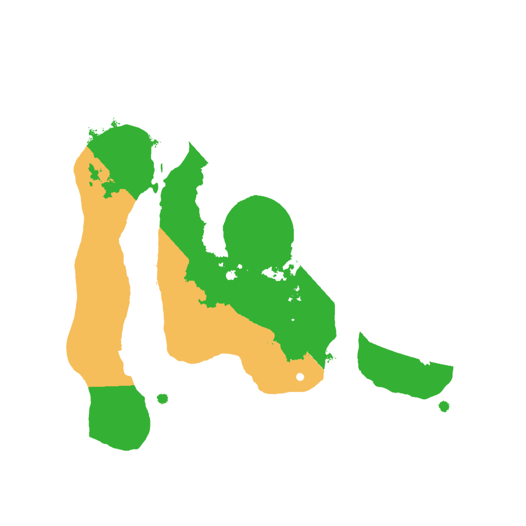 Biome Rust Map: Procedural Map, Size: 2000, Seed: 153