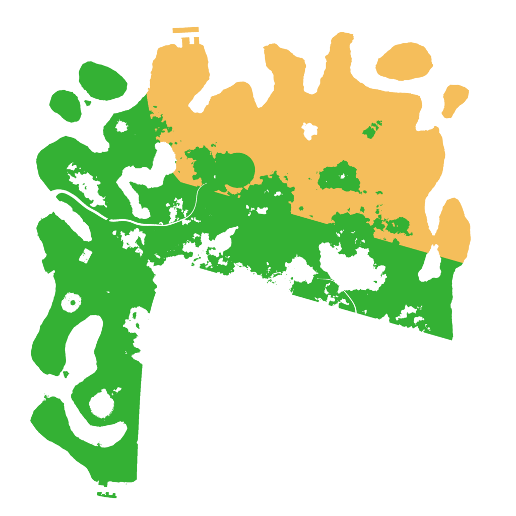 Biome Rust Map: Procedural Map, Size: 4000, Seed: 83156
