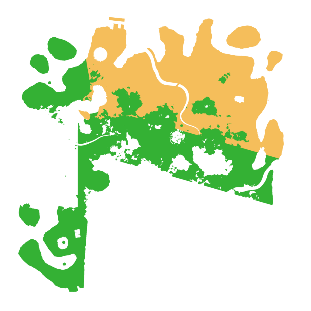 Biome Rust Map: Procedural Map, Size: 4000, Seed: 83156