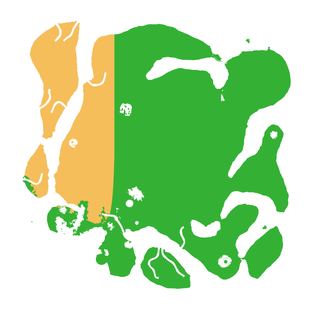 Biome Rust Map: Procedural Map, Size: 3700, Seed: 776430848